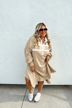 Varsity Jersey Dress in Two Colors