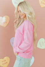 Brinley Drop Shoulder Loose Sweatshirt