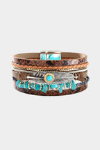 Mackenzie Vintage Layer Leather Bracelet