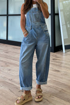 Brooklyn adjustable Buckle Barrel Overalls