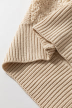 Emily Checkered Sherpa Loose Sweater