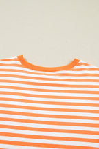 Dulce Seam Patchwork Pullover Top