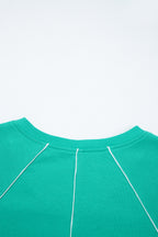 Dani Colorblock Trim Pullover Top