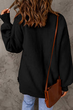 Ella Color Puffy Sleeve Sweater