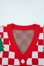 Ella Tree Pattern Cardigan Sweater