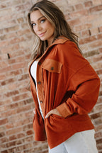 Andrea Drop Shoulder Casual Shacket