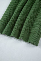 Julietta Mixed Textured Knitted Sweater