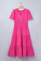 Saige Flare Tiered Maxi PLUS Dress