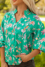 Bella Lantern Sleeve Front Shirt