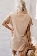 Luz Mineral Wash Star T-Shirt Dress