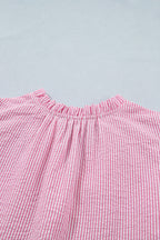 Maelynn Short Bubble Sleeve Blouse