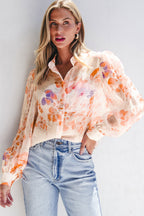 Amiyah Balloon Sleeve Loose Shirt