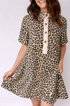Aisha Sleeve Loose Mini Dress