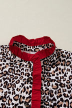 Laura Contrast Frilled Trimmed Shirt