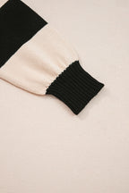Sofia Waist Splicing Hem Sweater