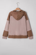 Alessia Exposed Seam Casual Hoodie