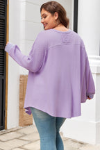 Rivka Exposed Seam Flowy PLUS Top