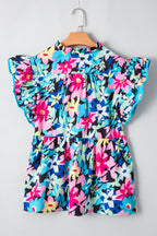 Dani Sleeve Tied Notched PLUS Blouse