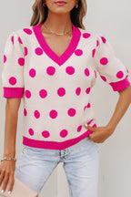 Alexia Puff Short Sleeve Sweater