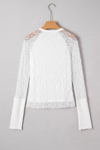 Luisa Slim Henley top Long Sleeve Top