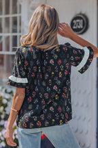 Aliya Short Sleeve Floral Shirt