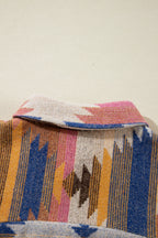 Laney aztec Print Up Shacket