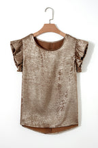 Parker Ruffle Trim Sleeveless Top