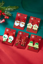 Violeta Father Christmas Dangle Earrings