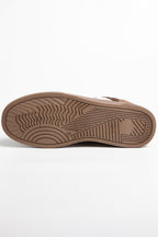 Lila Leather Patchwork Flat Sneakers