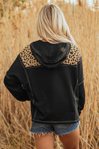 Monanaya Cuff Quarter Zip Hoodie