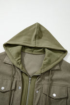 Undine Knit Textured Hooded Jacket