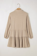 Scarlet Sleeve Tiered Pleated Shirt