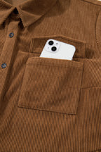 Galilea Corduroy Full Collared PLUS Shirt