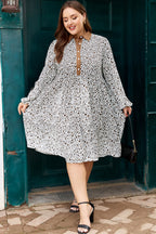 Ayah Sleeve Loose Mini PLUS Dress