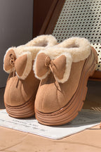 Brynlee Bow Decor Clog Slippers