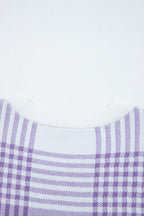 Giuliana Ribbed Trim Loose Sweater