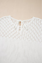 Miracle Back Short Sleeve Sweater