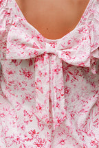 Aya Bow Back Square Blouse
