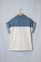 Ivey Collar Short Sleeve Top
