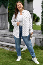 Emily Down Casual Western Plus Jacket