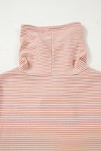 Mariam Drawstring Cowl Knit Top