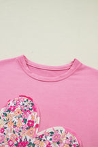 Adriana Big Flower Oversize Tee