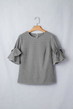 Carolina Ruffled Half Sleeve Blouse
