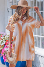 Darcy Cuffs Shift Mini Dress
