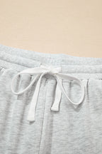 Charlie Raw Hem Pullover and Casual Shorts Set