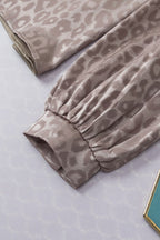 Madison Half Jacquard Satin Blouse