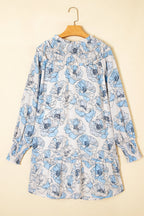 Juliana Sleeve Flowy Mini Dress
