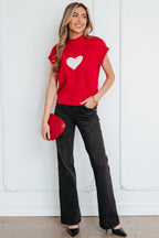 Genevieve Cropped Short Sleeve Sweater