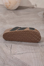Kathryn Band Retro Platform Slippers