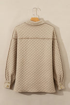 Celeste Quilted Puffer Buttoned Shacket